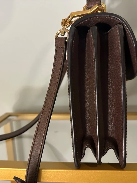 Ophidia Medium Top Handle Bag - Picture 4 of 6